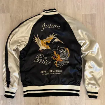 알파 스카잔 x MA-1 리버서블 자켓