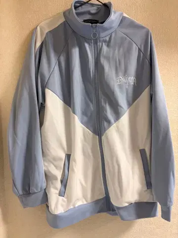 L 사이즈 라이트 블루/화이트 저지