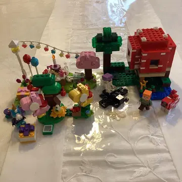 LEGO 레고 SUPER MARIO 동물의 숲 마인크래프트 완성품 3점