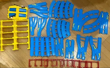 프라레일 묶음 판매 복선 레일 & 건널목 & 교각 세트