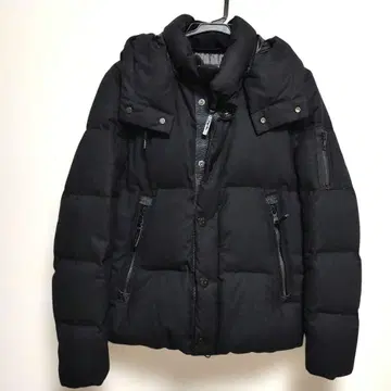 나노 유니버스 니시카와 다운 블랙 다운 자켓 후드 부착 S