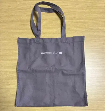 GELATO PIQUE BTS 콜라보 토트백 그레이