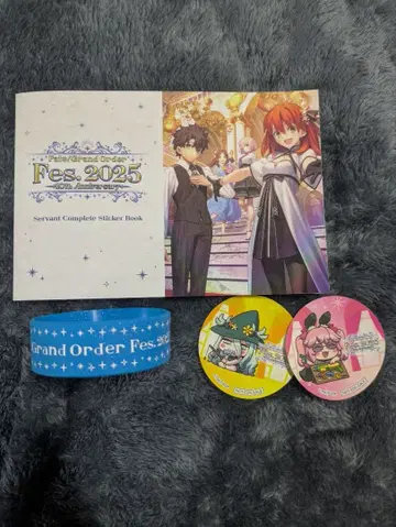 FGO 페스티벌 2025 서번트 컴플리트 스티커북+밴딩+씰