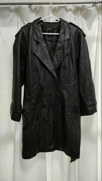 BIBA PARIS 가죽 트렌치코트