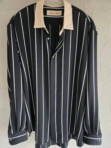 CULNI 스트라이프 긴팔 셔츠