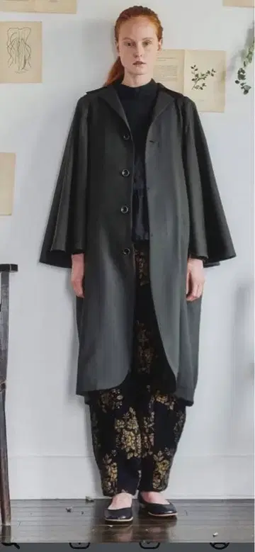 gasa 플라워 자카드 팬츠