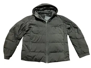 [겨울 한정판] 유니클로 다운 자켓 후드 부착 XL 블랙