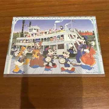 레어 디즈니 레트로 마크 트웨인 호 엽서