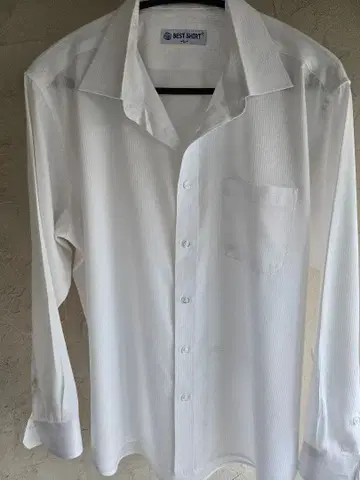 화이트 긴팔 셔츠 5매 세트