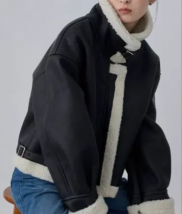 [ nui nullu ] 무스탕 자켓