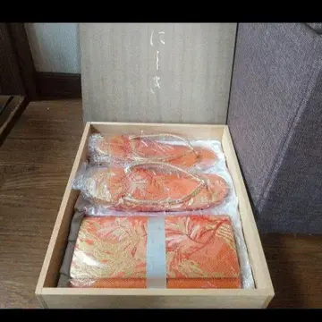 오렌지 컬러 조리와 백 세트