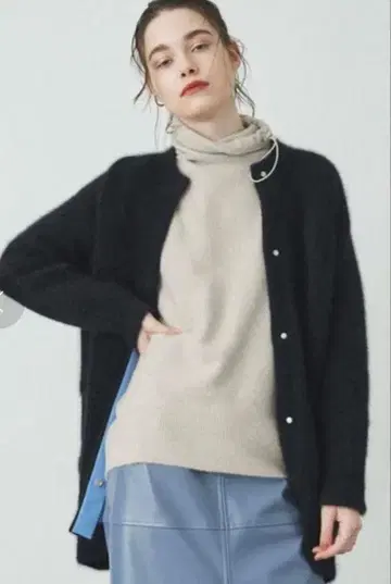 elendeek 라쿤 믹스 더블 가디건 엘렌딕