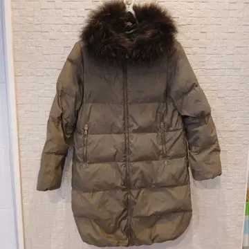 나노 유니버스 카키 롱 다운 코트 M