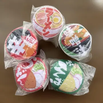 닛코리-노 인스턴트 식품 봉제 인형 (5종류)