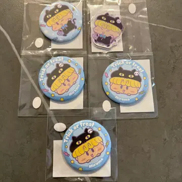 밀모데퐁! 캔 배지 아크릴 키링 세트