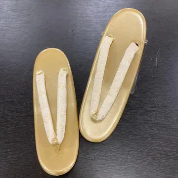 미사용 새상품 예복용 골드 컬러계 조리 L 사이즈