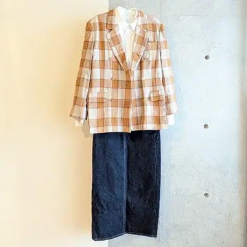 [코디 판매] 코디 3세트 테일러드 자켓, 셔츠, 데님 스커트