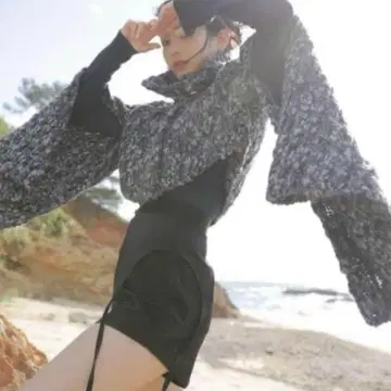 melt the lady 아쿠아틱 레이어드 니트탑