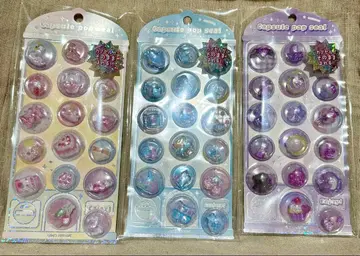 캡슐 팝 씰 3점 카미오 재팬 정품