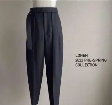 LOHEN 로헨 배럴 팬츠 블랙 사이즈 38