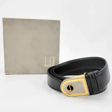 고품질 dunhill 던힐 벨트 블랙 박스 포함