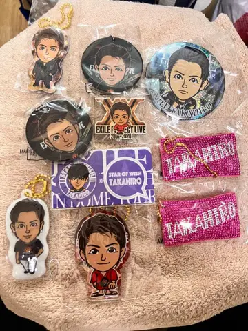 EXILE TAKAHIRO 가챠 키링 세트