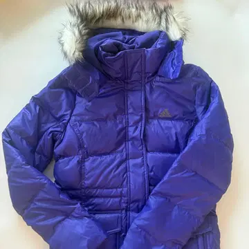 adidas 보라색 다운 자켓 UK 8
