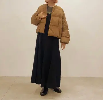 새상품급*pual ce cin 퓨어세신 숏 기장 다운 자켓