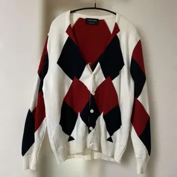 UNITED TOKYO 체크 무늬 가디건