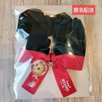 다크 그린 벨벳 헤어 액세서리