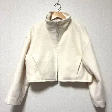 Chico 샤기 ZIP 숏 블루종