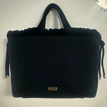 페일러 블랙 FEILER 페이 유니 캔버스 백