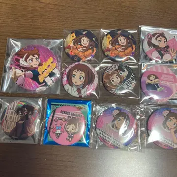 히로아카 나의 히어로 아카데미아 캔뱃지 세트 우라라카 오챠코 묶음 판매