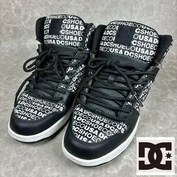 [새상품급] DC SHOE 하이컷 스니커즈 26.0cm 블랙