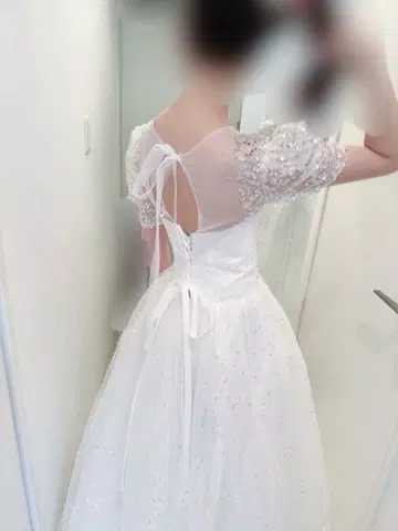 화이트 웨딩 드레스