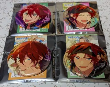 앙상블 스타즈!! Crazy:B 아마기 린네 캔뱃지 4개 세트