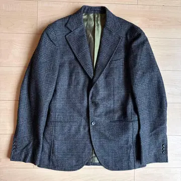 FUJITO 울 글렌체크 테일러드 자켓