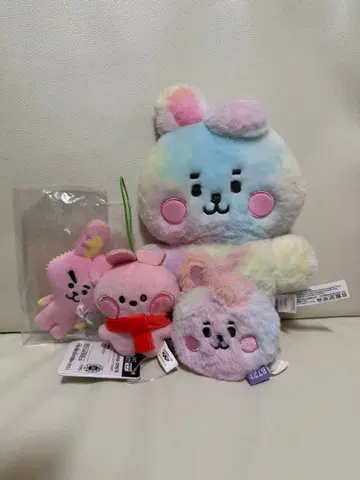 BT21 쿠키 봉제 인형 4개 세트