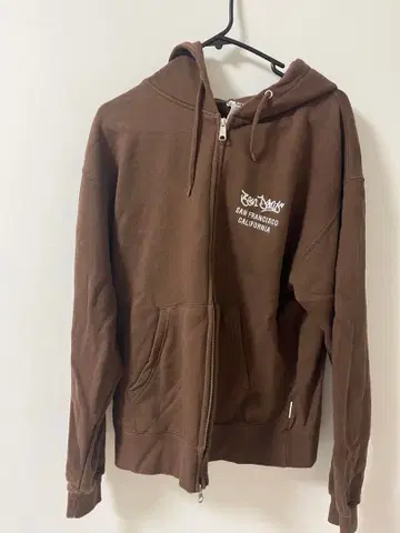 벤 데이비스 브라운 집업 후드티 M