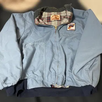 덕 자켓 안감 체크 USA제