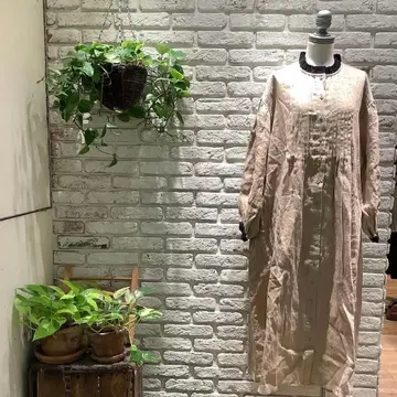 츠하루 바이 사만사 모스모스 요코하마점 한정판 원피스 베이지 M 사이즈