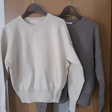 새상품급 테치치 종이 니트 고급 맨투맨 세트