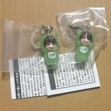 나니와단시 오하시 카즈야 메지루시 참 굿즈 2점 세트 캡슐 없음