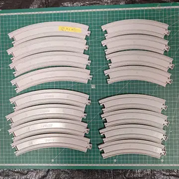 1 그레이 곡선 레일 복선 외부 곡선 레일 프라레일 무한 루프 세척 완료