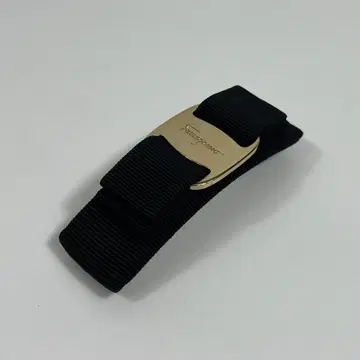 페라가모 머리핀 블랙 바라 MBZ203