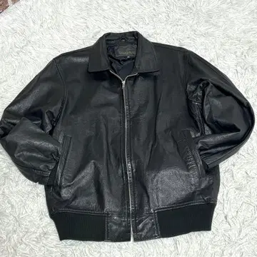 새상품급 Bugatti 블랙 가죽 자켓 A-2 A2 소가죽 블랙