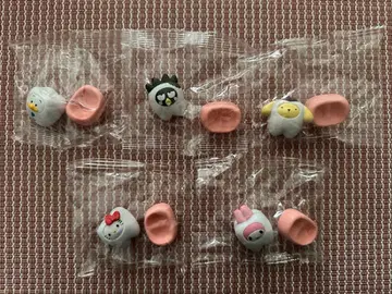 산리오 가챠 치아 5개 세트