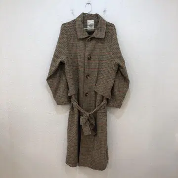 티나조준 TINA:JOJUN 체크 무늬 스텐카라 코트 [ S ]