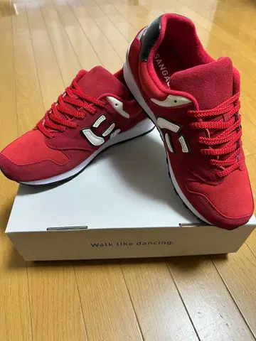 sangacio 레드 스니커즈