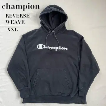 champion 00s 온두라스제 후드티 리버스 위브 XXL 블랙